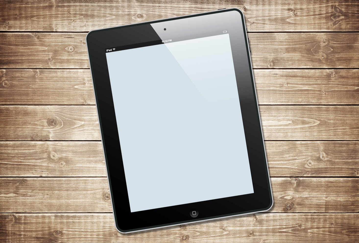 Free iPad vector template